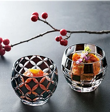 Kiriko Classic glass sake cup for Japanese restaurants looking for distributor in Australia sake glass