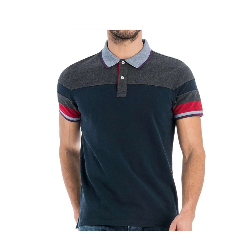 New Design Polo T-Shirts Grey And Black Color Pakistani Supplier Best Quality Polo T Shirt Bulk OEM ODM Wholesale