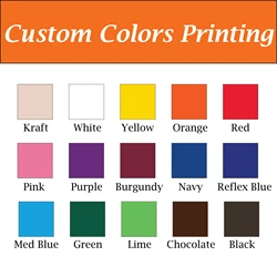 Environmentally friendly plastic carrier bags packaging custom logo 5x7 inch with custom logo printing for shopping