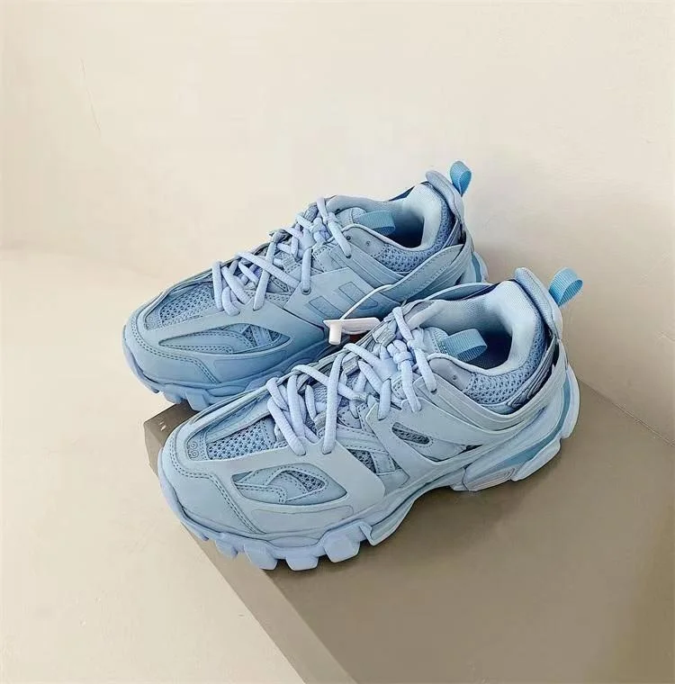 
2021 Paris Trendy High OG Quality Putian Luxury Sneakers Shoe Balanciaga Track 3.0 Sports Shoes 