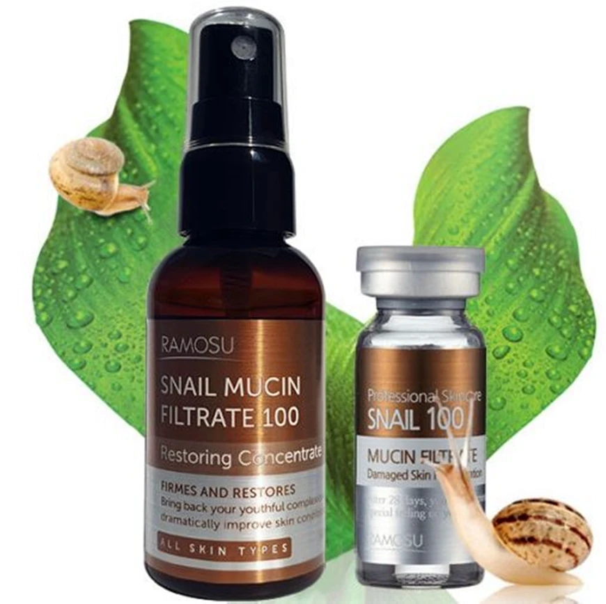 
Solution for boosting skin regeneration Snail Mucin Filtrate facial ampoule For all skin Made in South Korea 