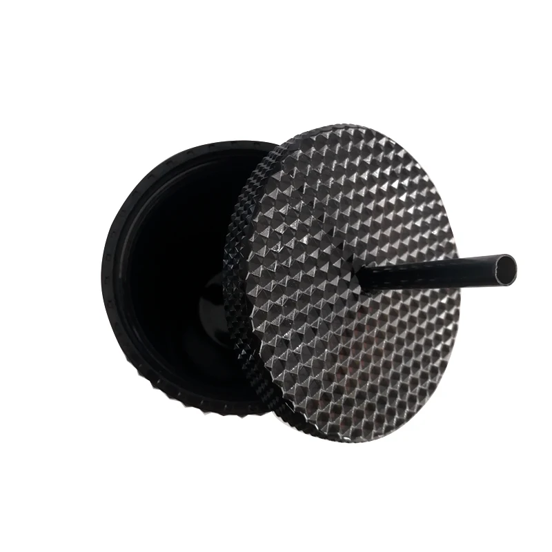 Best Sell Promotional Gift Studded Acrylic Tumbler Cup PS Plastic Matte Cups Black Colorful Studded Tumblers With Straw And Lid