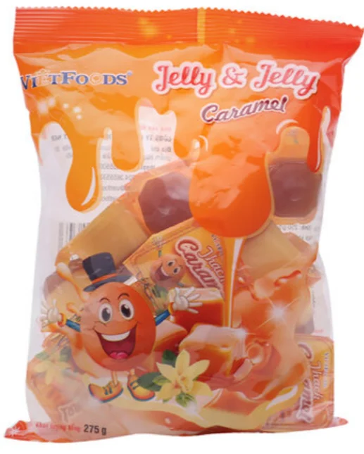 Hot seller from Vietnam Caramel Jelly and Pudding cup 375g bag with low price and high quality