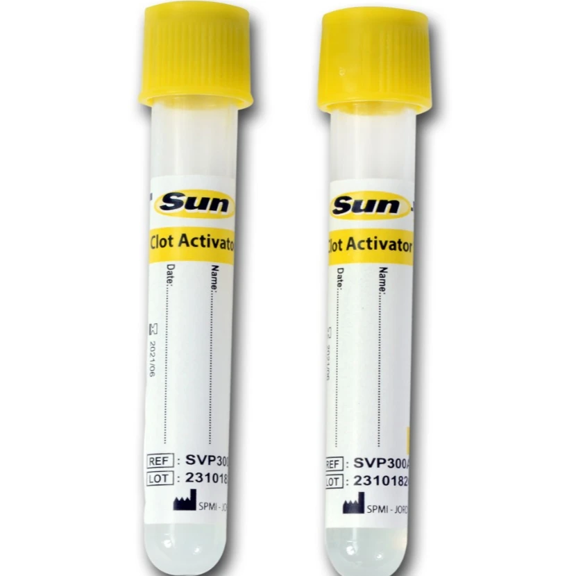 Jordan Clot Activator & gel Vacuum Blood Collection Tube