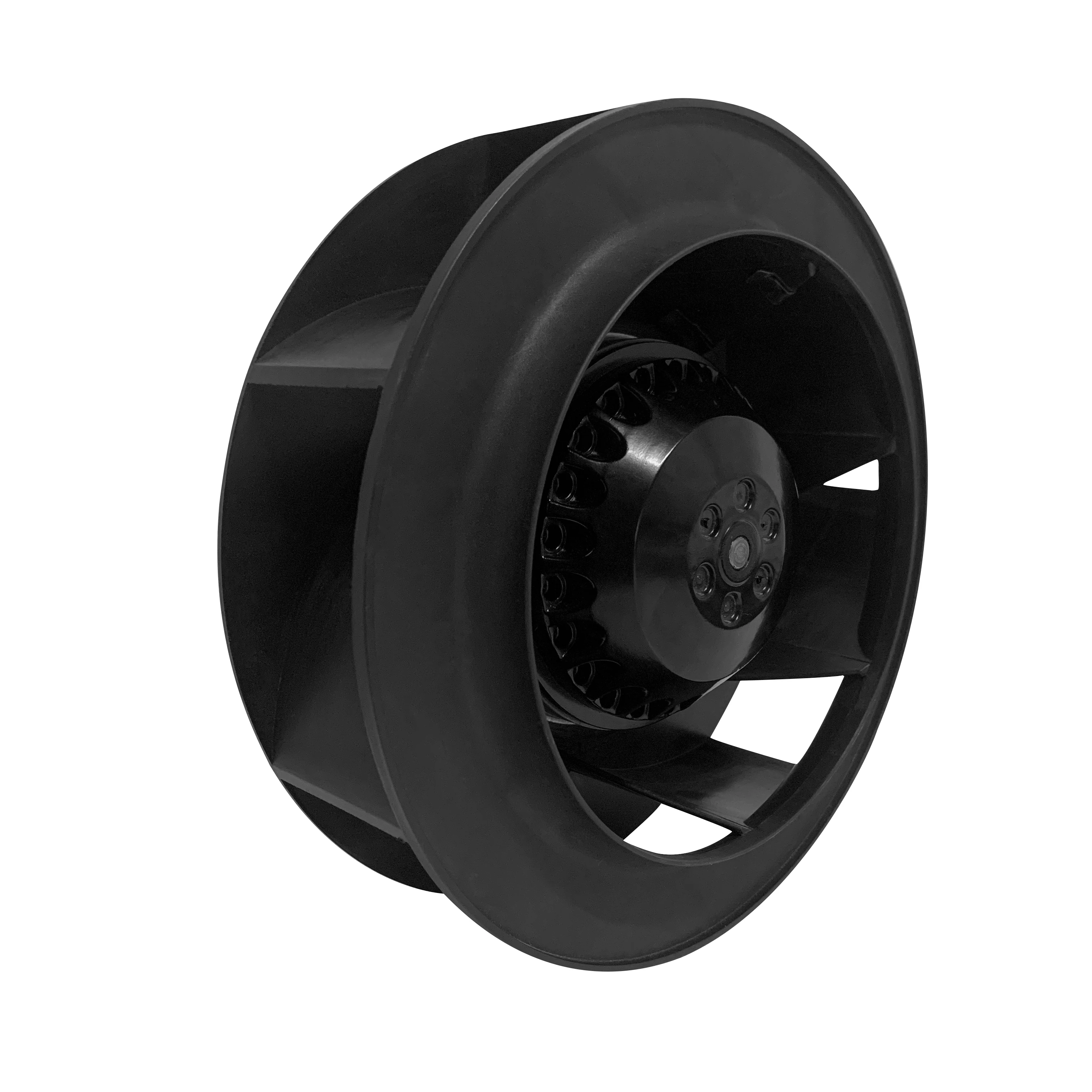 225mm single phase AC fan motor plastic wheel centrifugal fan
