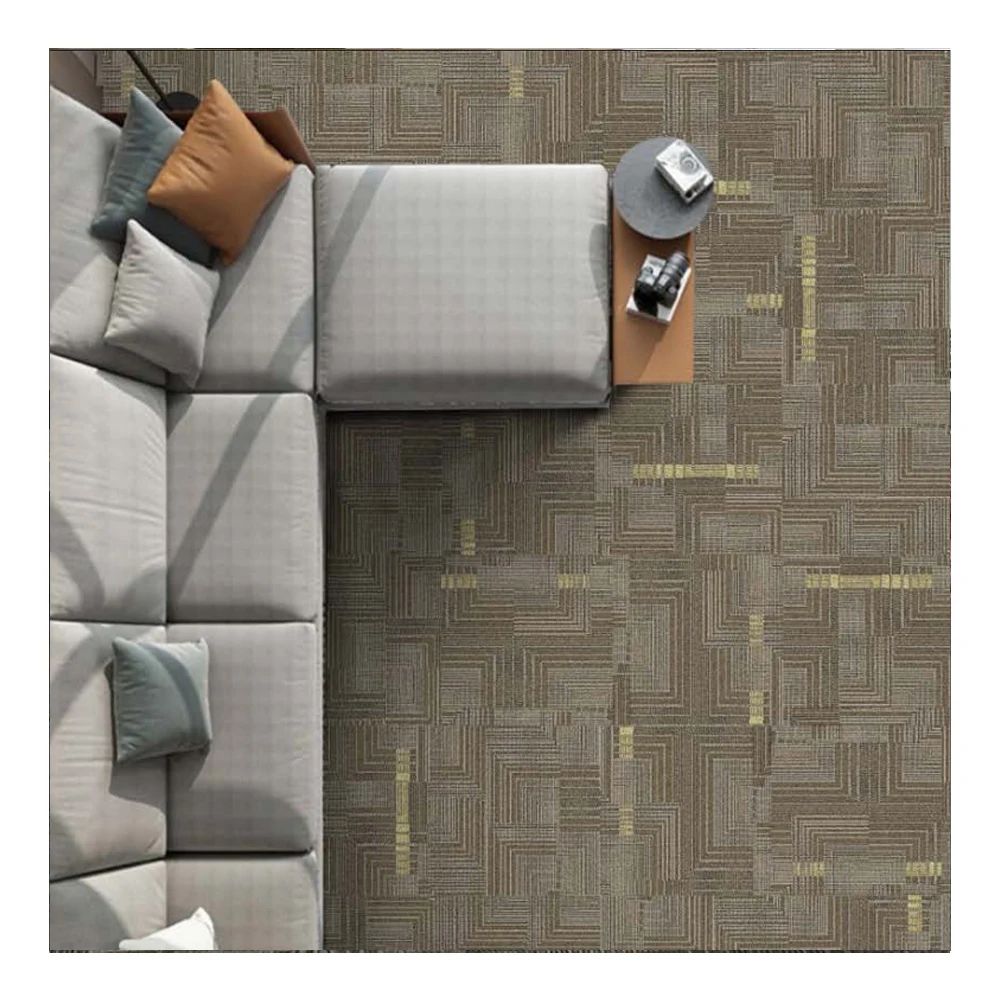 Commercial backing carpet tiles indoor office home carpet tile Studio use commercial nylon 50*50CM carpet tiles