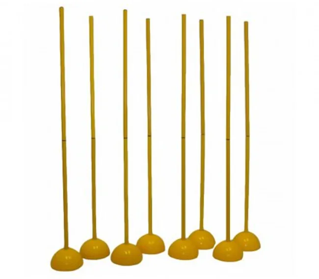 High Quality Soccer Sports Training Poles Solid Slalom Agility Pole Set for Soccer , Lacrosse, Football, Dog Training