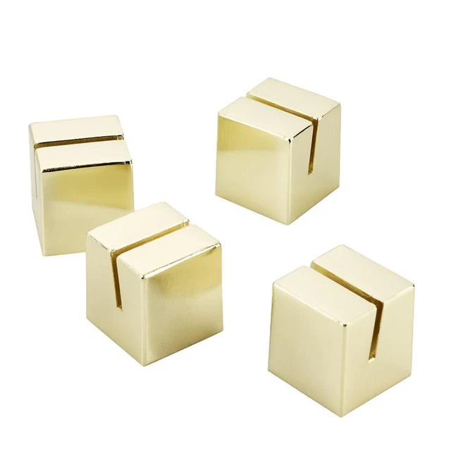 Золотистый Настольный держатель для карт