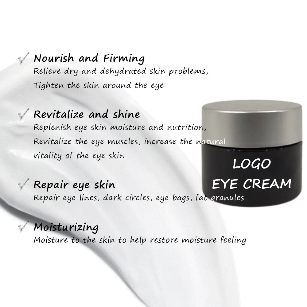 Private Label Best Eye Bags Removal Dark Circle Eye Circle Removal Cream For Dark Circles Puffy Eyes Wrinkles