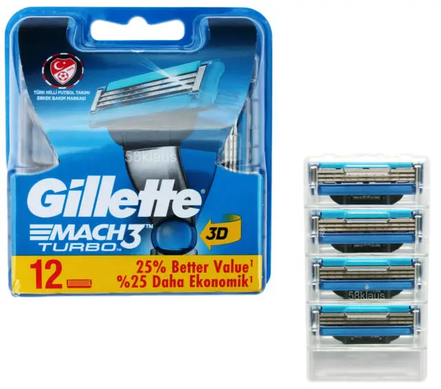 
Gillette Make 3 disposable razor blade 