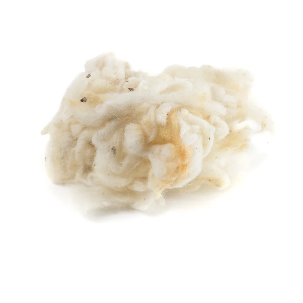 Белая овечья шерсть мериноса, 20-25 микрон, 100% шерсти, чесаное сырье