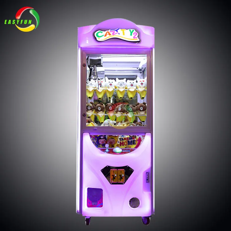 Crazy toy 2 durable and strong crane claw vending toy games machine