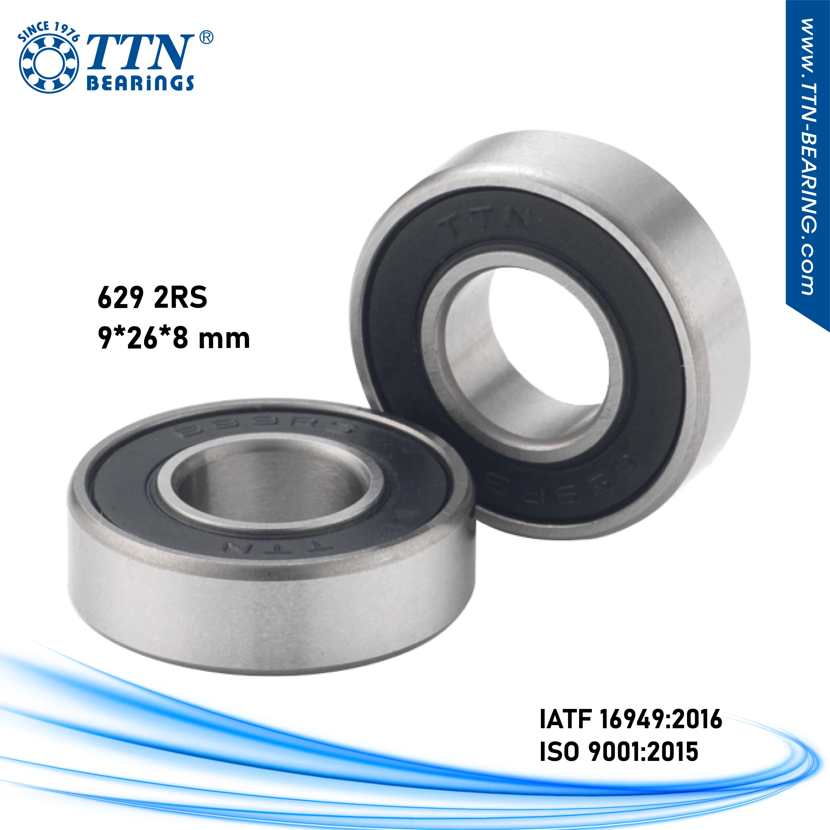 Deep Groove Ball Bearing 629 2RS 629 ZZ for Bicycle Chrome Steel Bearing