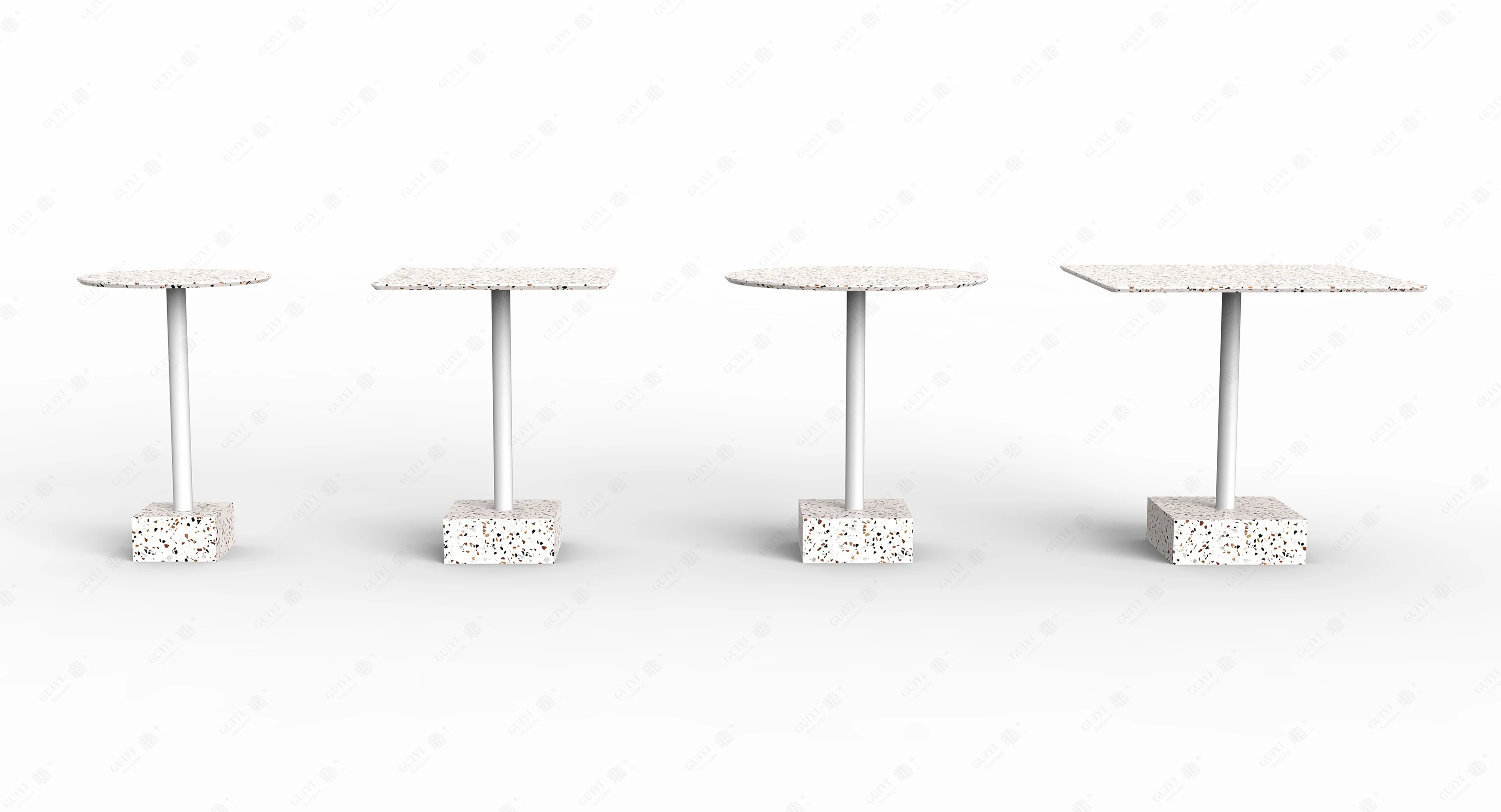 terrazzo table unique design home-type furniture terrazzo exterior ideal of sweden  black and white marble chips