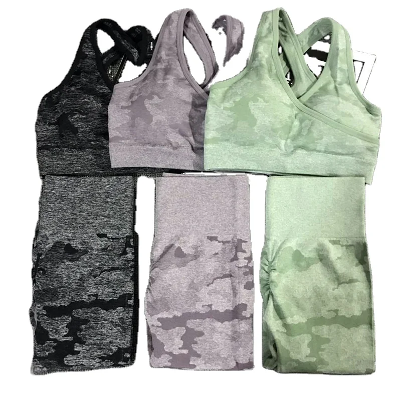 Wholesale Sport Suit Women Fitness Clothing Sport Wear Yoga Set Gym Sportswear Running Leggings Women Set 5.0025 Reviews