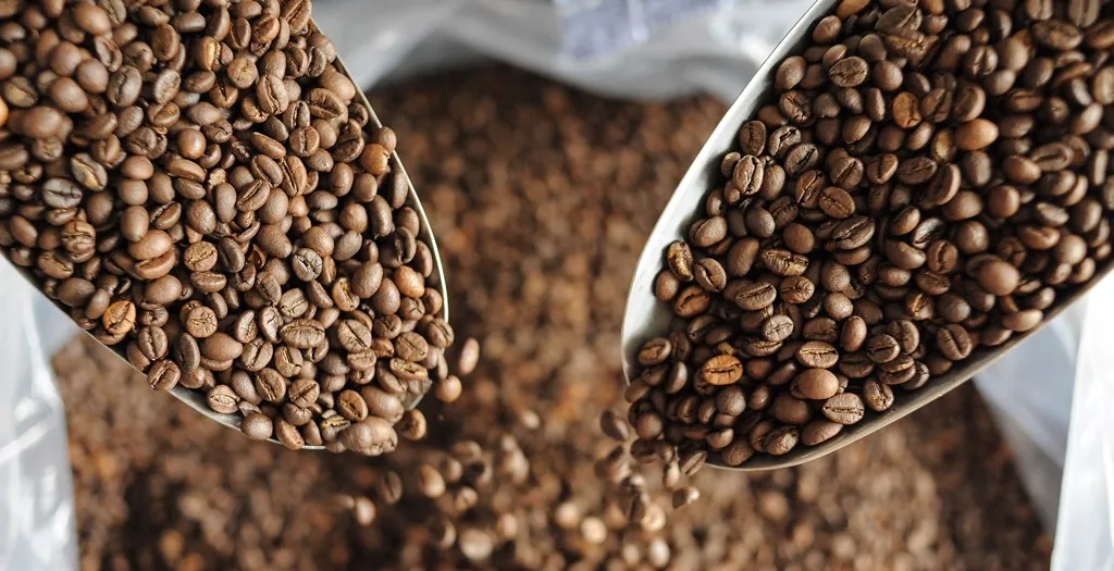 Кофейные зерна Lanbiang Arabica слегка кислый вкус смесь с естественной сладкой отделкой