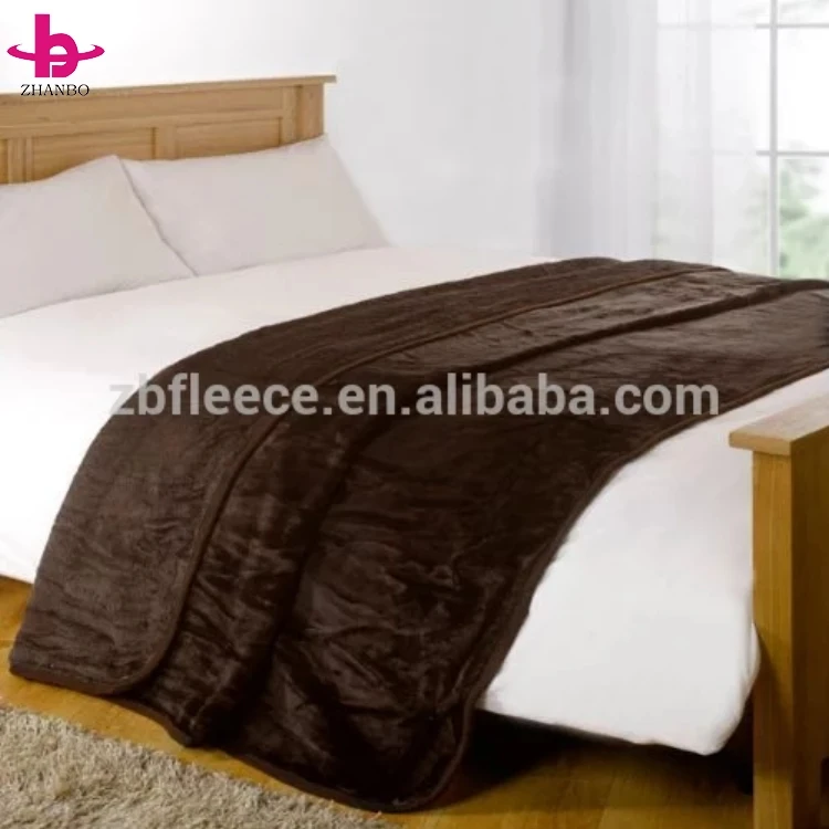 150x200cm Medium Size Mink Faux Fur Throw/Very Warm Super Soft Blankets Red Color