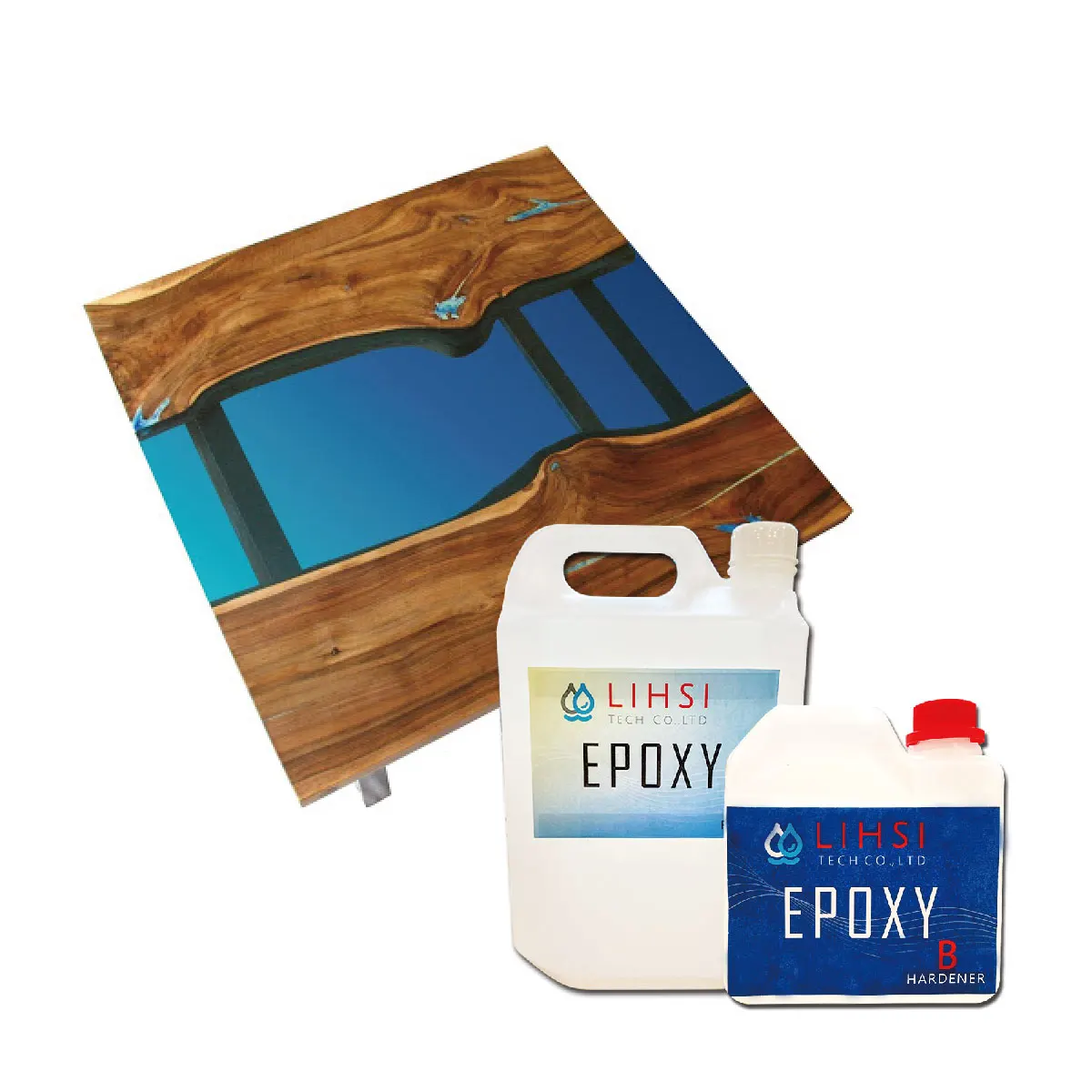 Clear Transparent Epoxy Resin crystal for wood