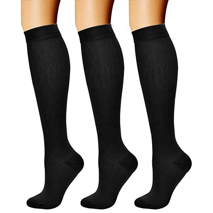 Wholesale Compression Socks for Women & Men 15-20 mmHg is Best Athletic Running Flight  Travel Nurses Edema
