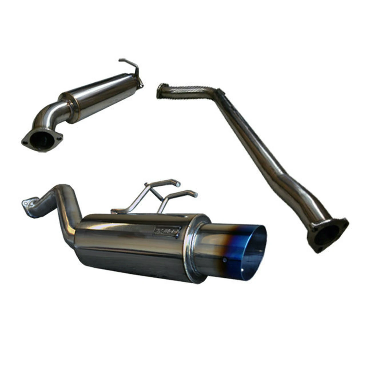 Наклонный сгоревший наконечник выхлопной трубы для 12 + Honda Civic