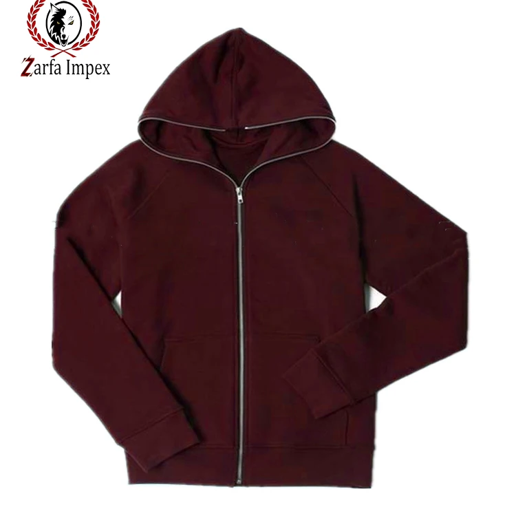 Direct Factory Sale Manufacturing Custom Logo And Design Polyester Cotton Knitted Pullover Sleeves Zipper Hoodie For Men Hoodies