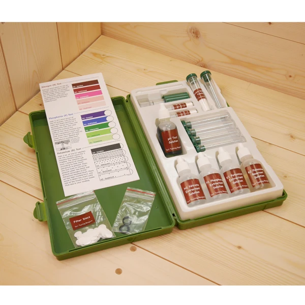 Professional Soil Kit with 80 Tests pH, N, P, K