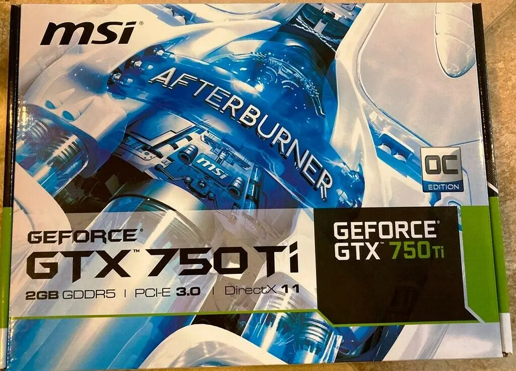 Original chip graphics card GTX750TI 4GB 128BIT GDDR5 VGA video card for desktop computer games