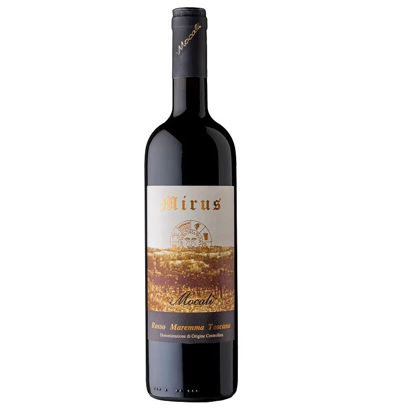HOT SALE MADE IN ITALY WINE MAREMMA TOSCANA ROSSO MIRUS DOC 750ml 2018 FOR EXPORT