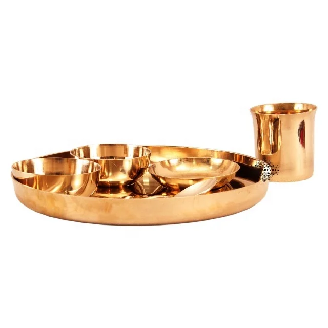 Bronze Dinner Set For Sale Kansa Dinner Set Handmade High Quality Kansa Utensils Manufacturer & Suppliers From India