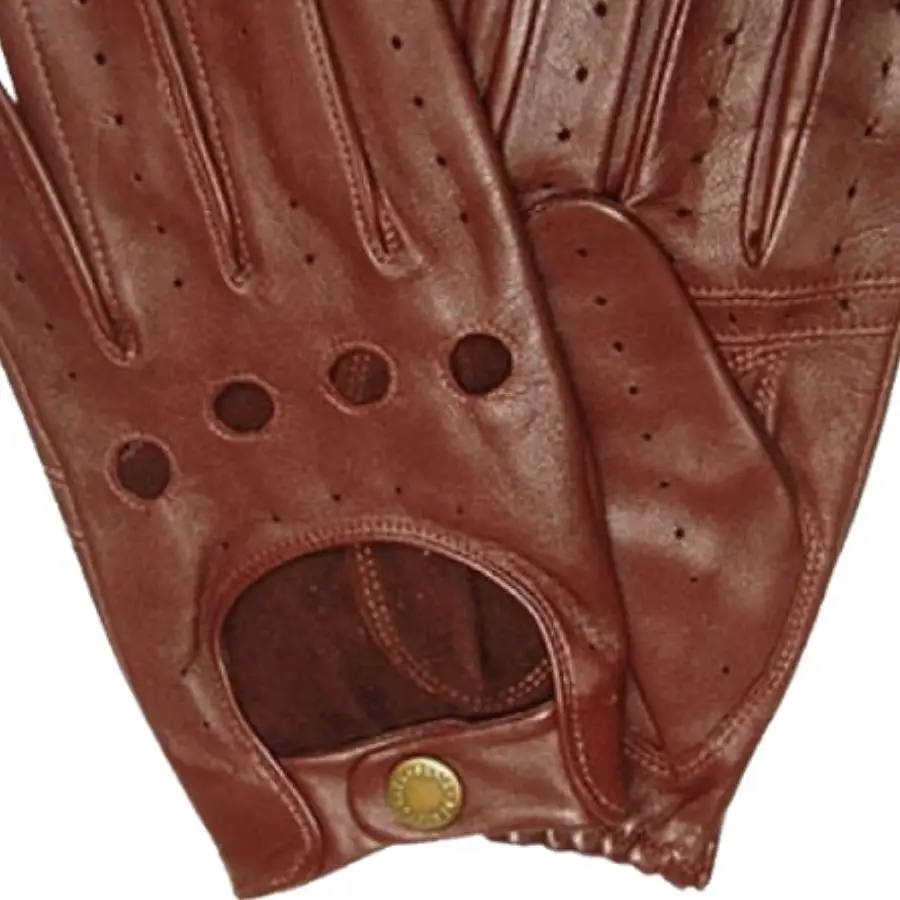 Factory Wholesale Good Quality Unlined Leather Mens Car Driving Gloves for men women