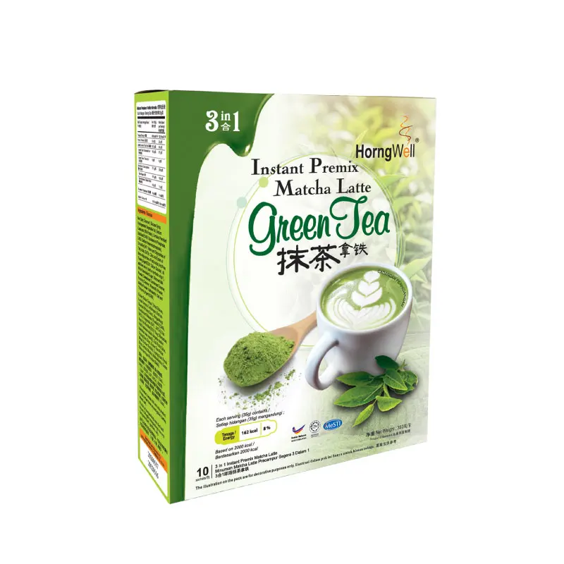 Horngwell Matcha Green Tea Latte No contains artificial flavoring Great Quality