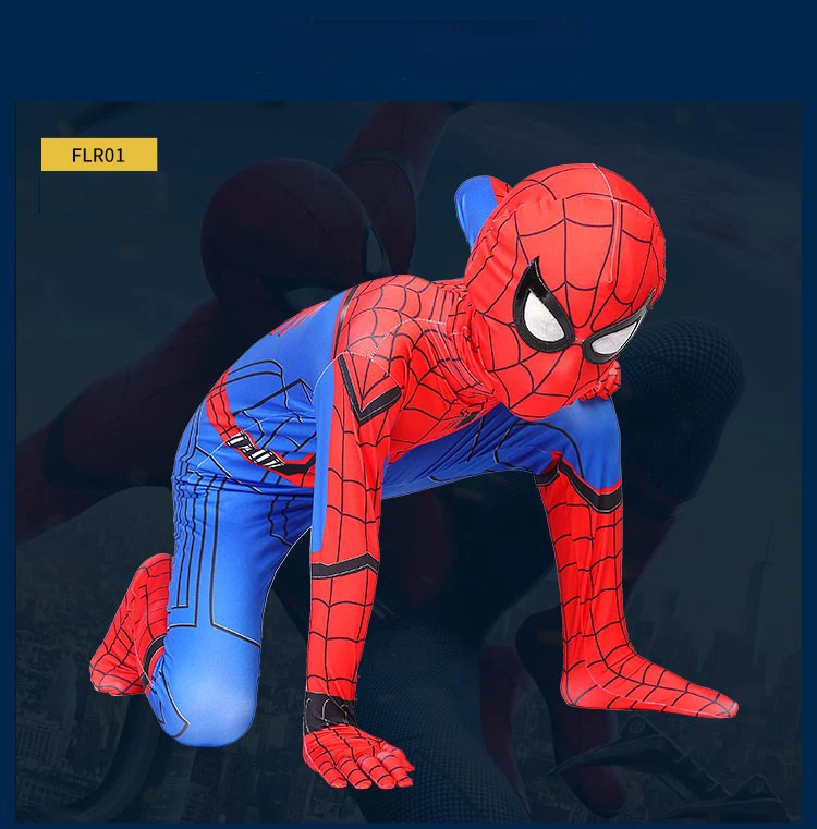  Детский костюм Человека-паука для косплея из аниме по телевизору