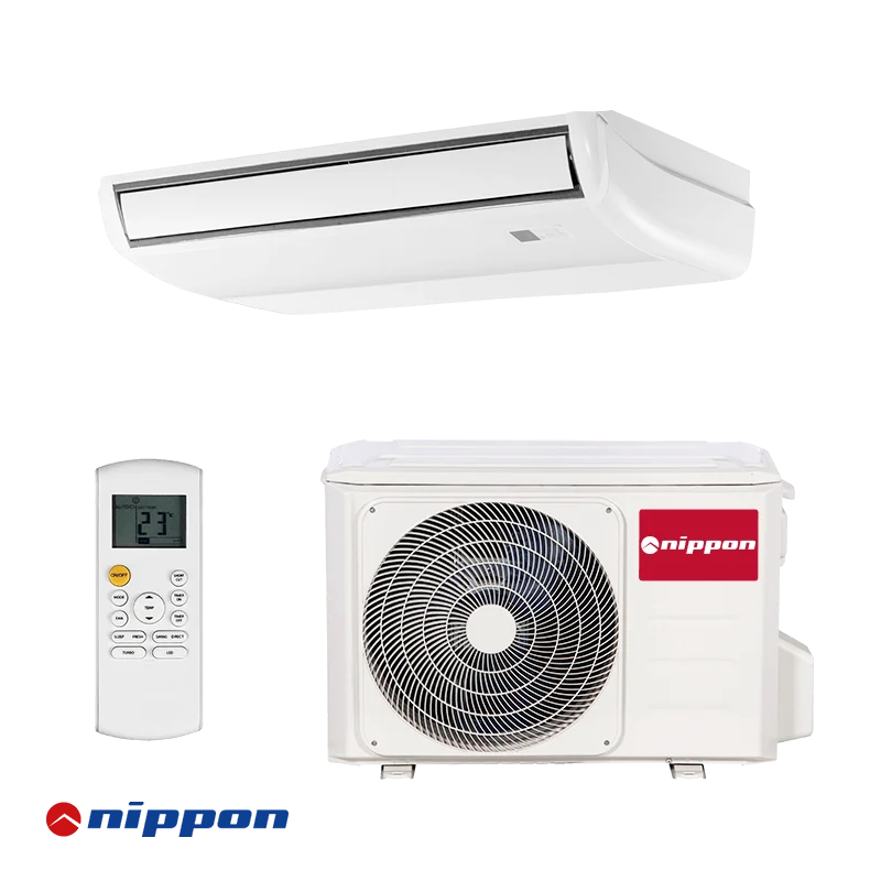 Inverter Air conditioner Nippon NUE-18HRFNX-Q / NOB30U-18HFN8-Q - ceiling-floor A++ / A+  energy class of cooling / heating
