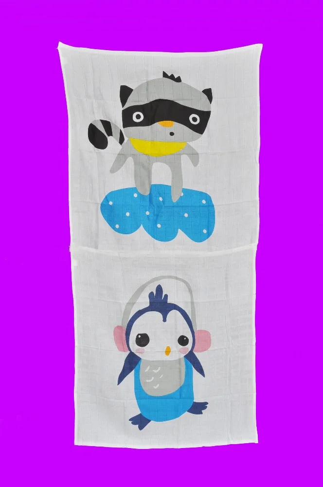 100% Cotton Double Weave Gauze Muslin Baby Diapers (Bleached, Unbleached, Dyed & Printed)