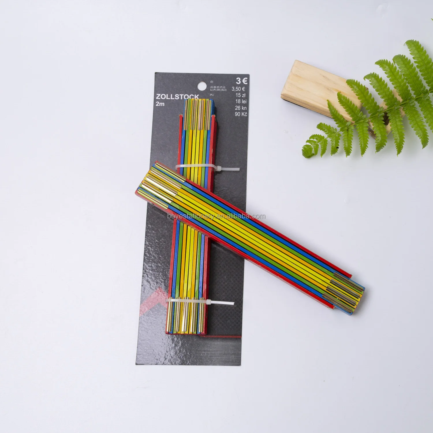 Custom 1m 2m Folding Wooden Ruler Measuring Meter Tape Measure Builder Carpenter Wood Rule Logo Print Wooden Folding Ruler