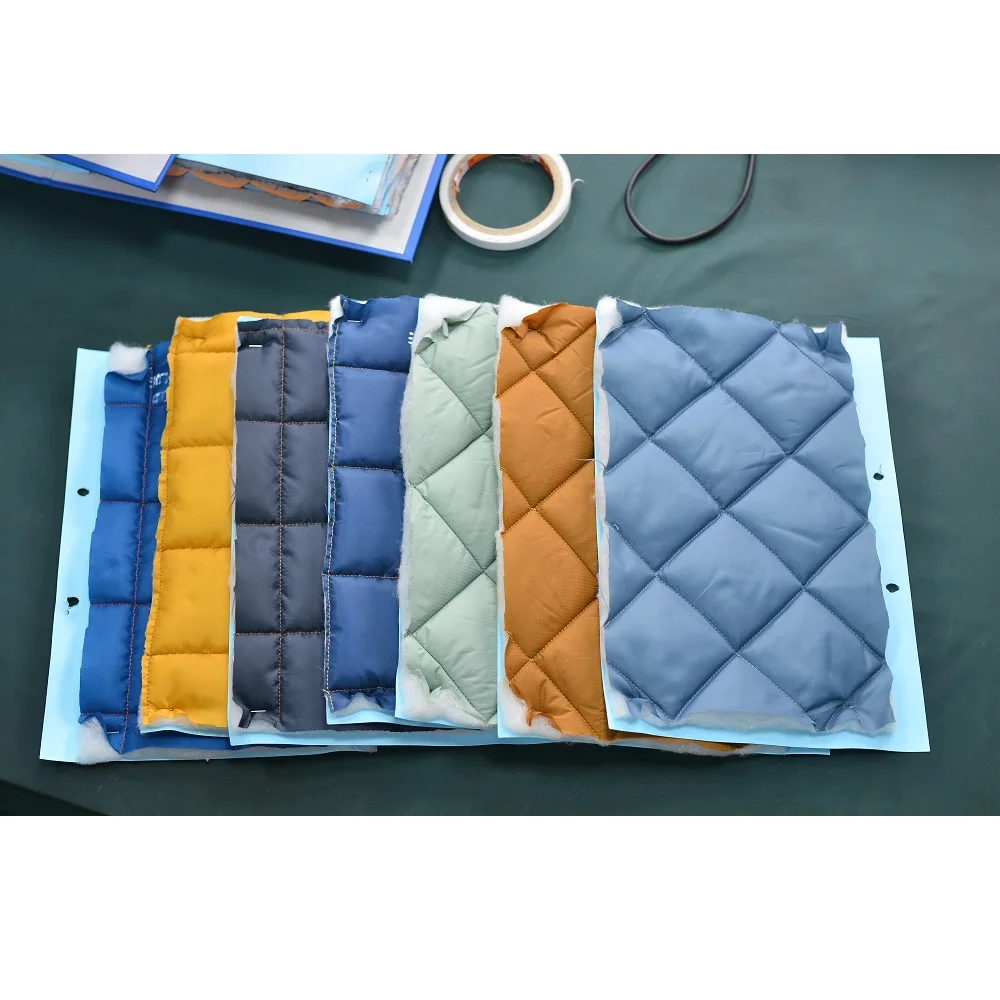 
Hot OEM Polyester material batting Batting Quilted Fabric for Apparel Manufacturing  (1700001850394)