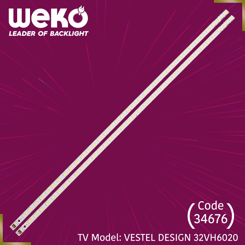 TV LED BACKLIGHT- 32INCH-HD-36 - G1GE-320SM0-R6 - 36.3 CM 36 LEDS- TOTAL 2 PCS