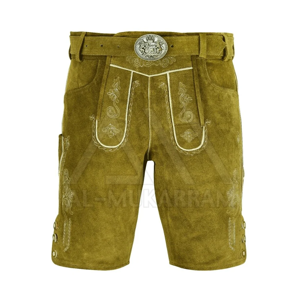 Новейший дизайн, немецкие баварские кожаные шорты Lederhosen