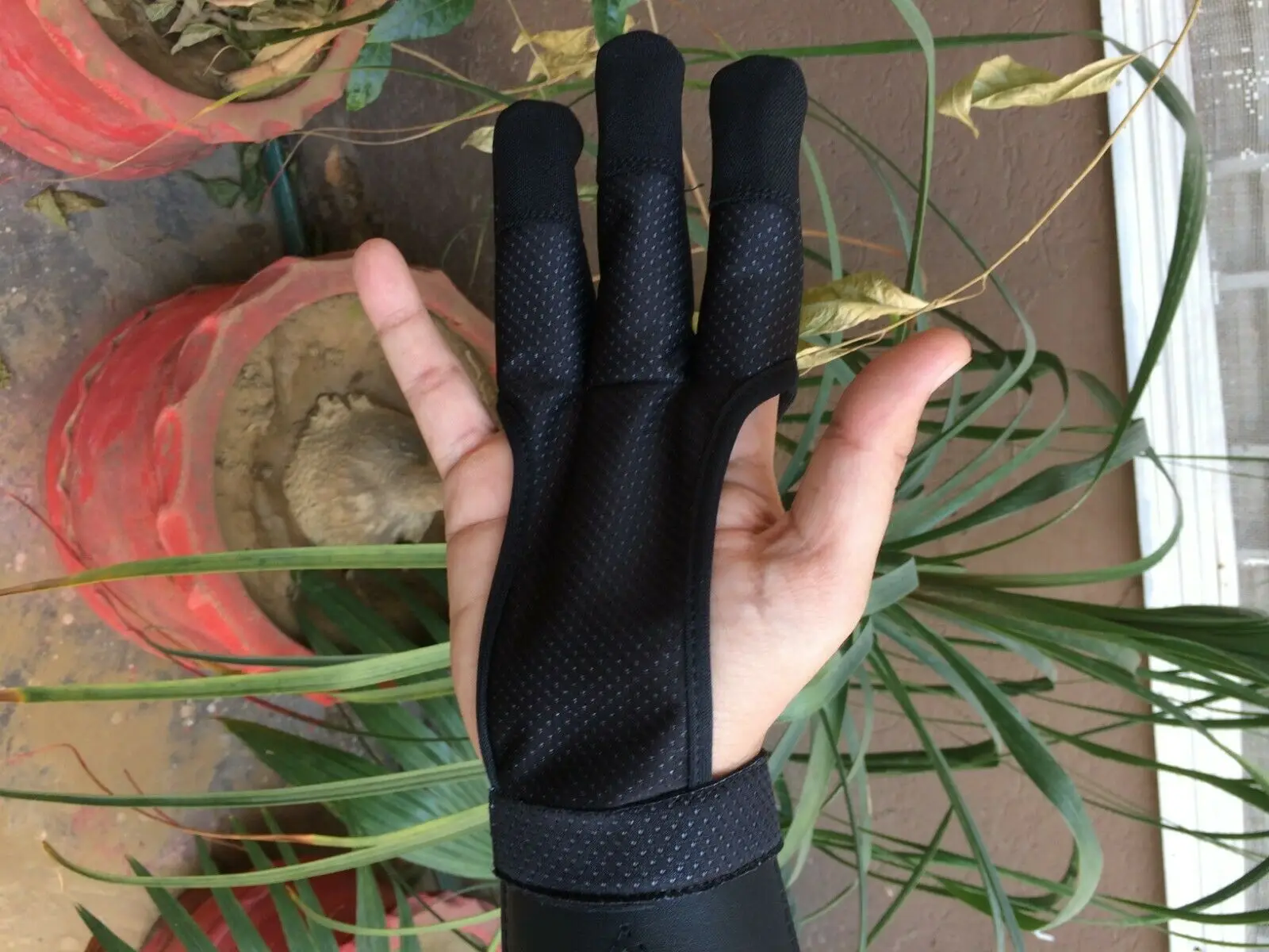  Перчатки из сетчатой ткани с 3 пальцами кожаные перчатки для охоты стрельбы