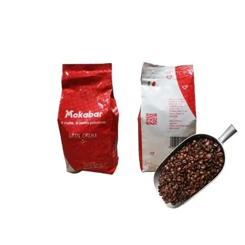 
 Итальянское качество, обжаренные кофейные зерна Gran Crema 250 г 70% Robusta 30% Arabica для отеля  