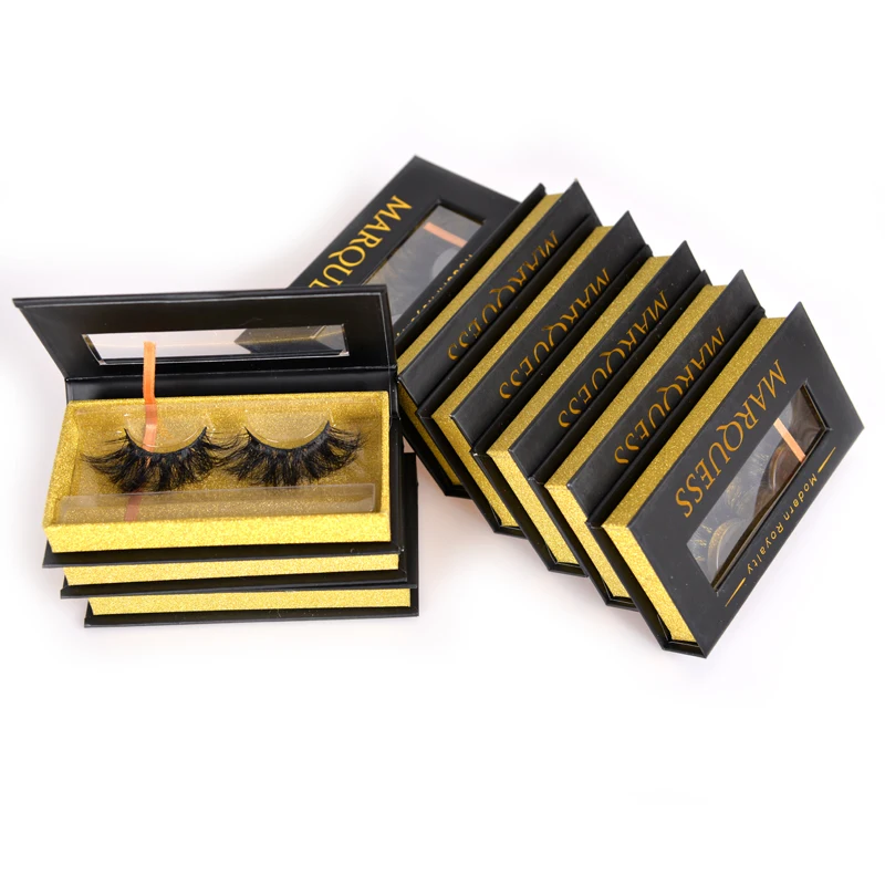 
2020 wholesale luxury bottom 3d faux mink lashes real mink eyelashes vendor custom glitter lash packaging 