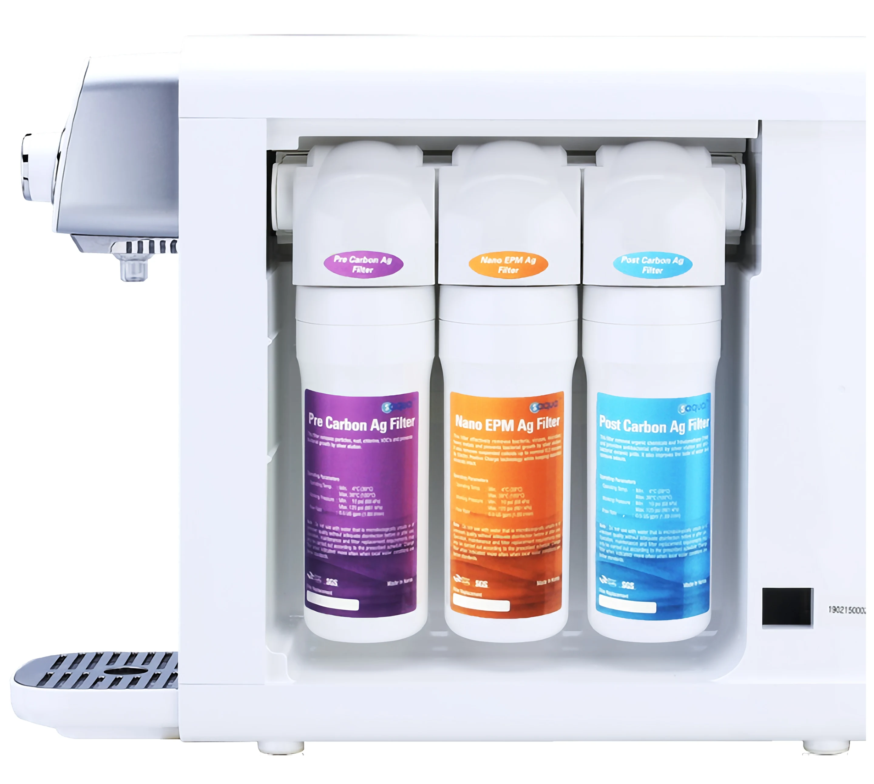 
[WP-100W] Virus shut out Water Filtered dispenser Countertop System Made In Korea 