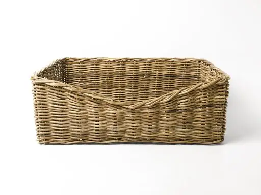 High Quality Pet House Rattan Basket/ Wicker Rattan Dog Cat House Pet Carrier Basket