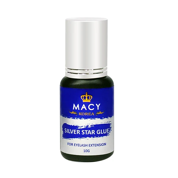 Клей с Серебряной звездой, Корея, завод по наращиванию ресниц, оптовая продажа, черные клей для ресниц