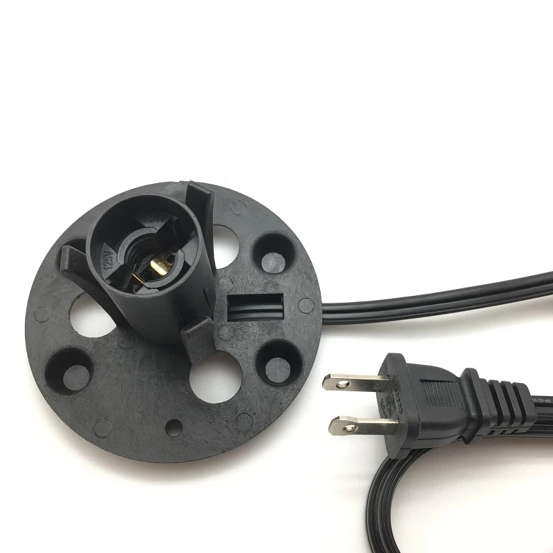 Salt Lamp Power Cord with Dimmer switch and Holder Power Cords & Extension Cords