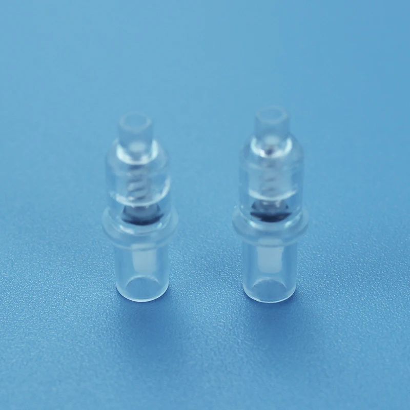 
Disposable one way luer plastic air medical check valve 