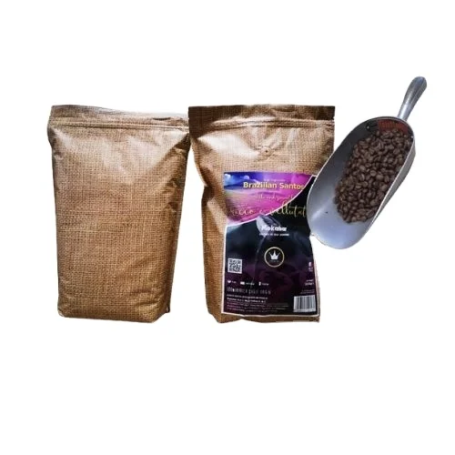 
MOKABAR Made In Italy Roasted Brazilian 100% Arabica Coffee Beans For Coffee Shop 