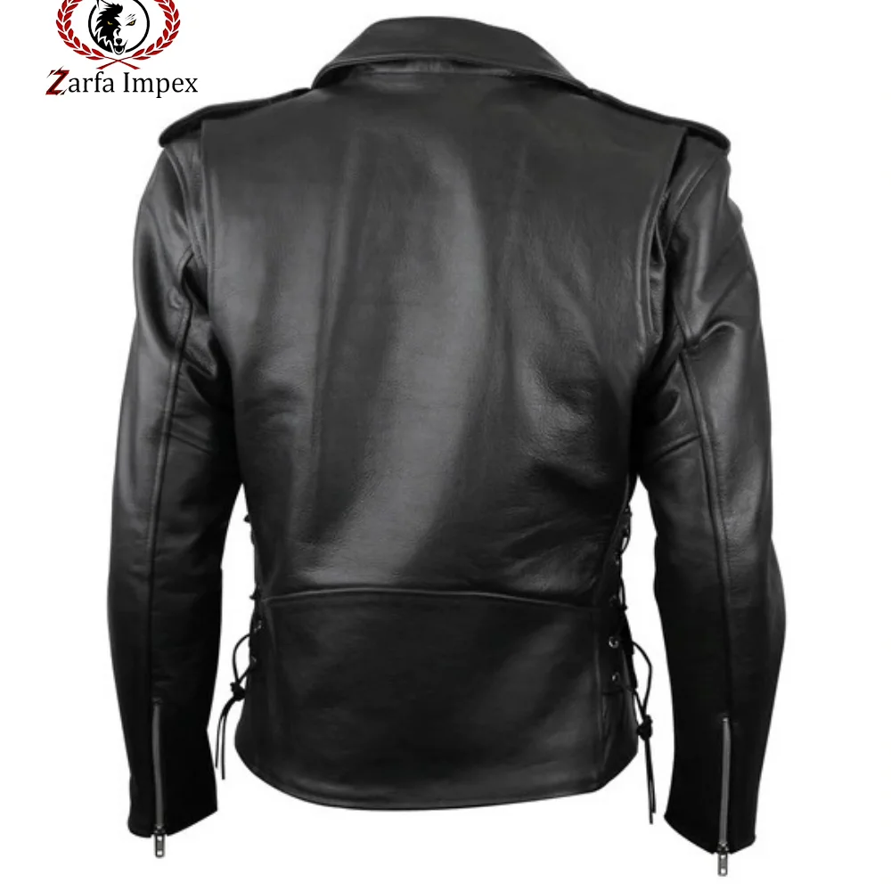 Leather Jacket Men Winter 2021 Stand Collar Casual Long Sleeves Motorbike jacket For Men