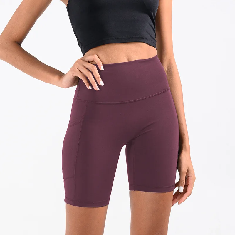 High Quality New Fashion hot sale women shorts side pocket gym workout shorts