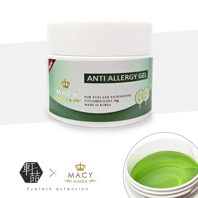 MACY korean eyelash extension Tools Anti Allergy Gel Cucumber Scent